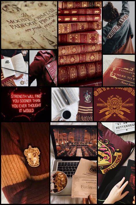 gryffindor aesthetic gryffindor aesthetic griffindor harry potter aesthetic