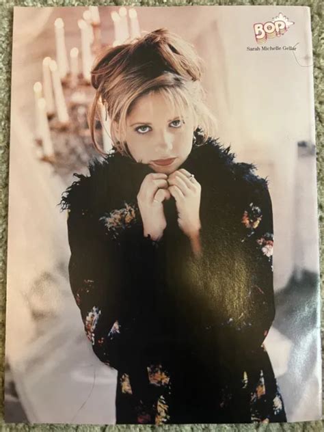 Rare 90s Sarah Michelle Gellar Buffy Actress Pretty Bop Magazine