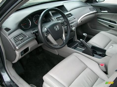 Gray Interior 2008 Honda Accord Ex L Sedan Photo 49739824