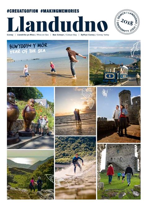 Llandudno Tourism Brochure 2018 Makingmemories By Destination Conwy