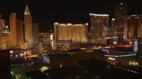 Las Vegas Hotels At Night Beautiful Night View At The Las Vegas Strip