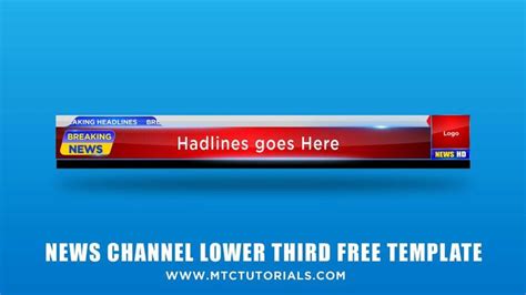 Match your project setting with your shot while you creating your project 2. News Lower Third Template - Download High Quality PNG, PSD ...