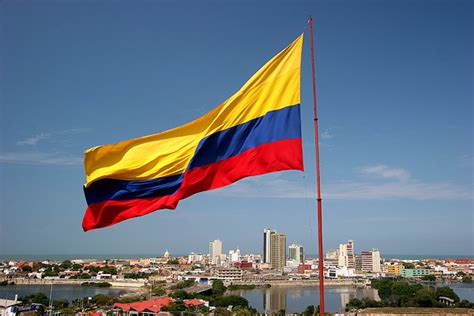 Colombian Flag Huge Colombian Flag The City Of Cartagena Flickr