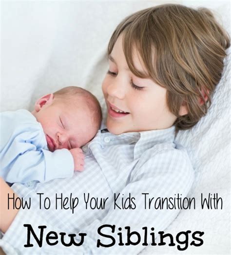 How To Help Your Kids Transition With New Siblings Celeb Baby Laundry