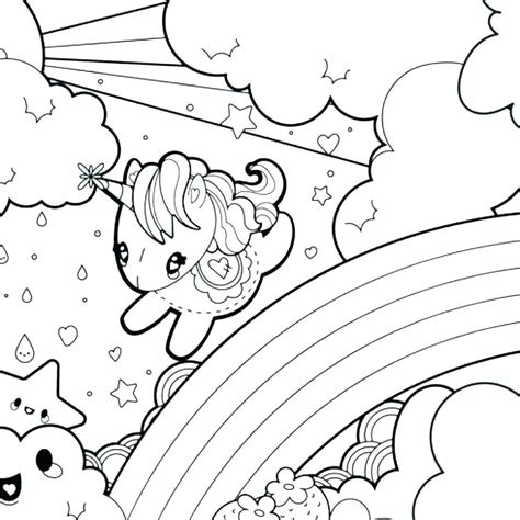Unicorn Rainbow Coloring Pages At Getcolorings Free Printable 57096 The Best Porn Website