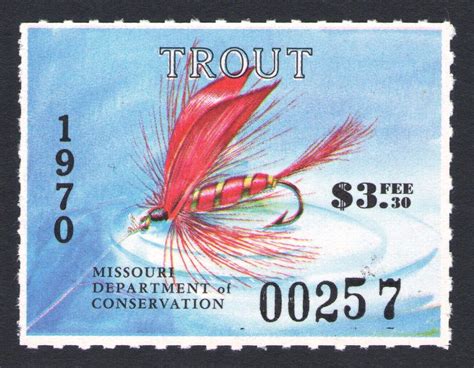 Pin By Waterfowl Stamps And More On Missouri Trout Stamps Patent Art