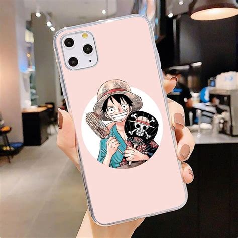Luffy Iphone Case One Piece Anime Cartoon Phone Cover For Etsy