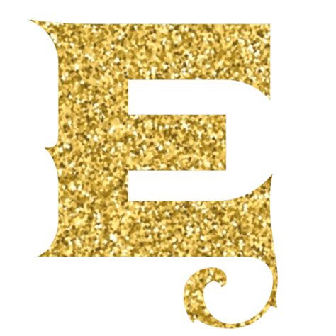 Alphabets By Monica Michielin Alfabeto Glitter Dourado E Ornamentos Em Png