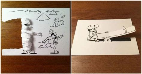 2019 gambar kartun muslimah terbaru kualitas hd. 25 Gambar Kartun Pegang Hati- 16 Karya Gambar Kartun Pakai Trik 3d Hasilnya Tampak Hidup ...