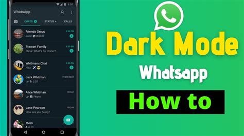 How To Enable Whatsapp Dark Mode Whatsapp Dark Mode Update