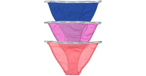 Lyst Calvin Klein Underwear Ck One Cotton String Bikini