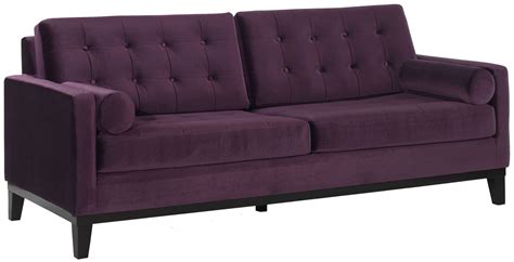 Centennial Purple Velvet Sofa Lc7253pu Armen Living