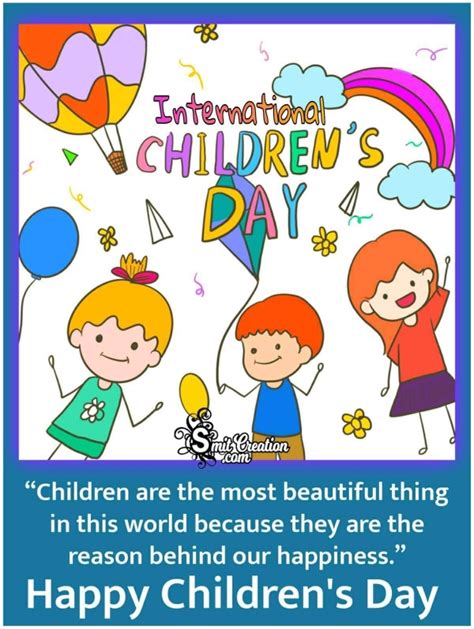 Happy International Childrens Day Poster