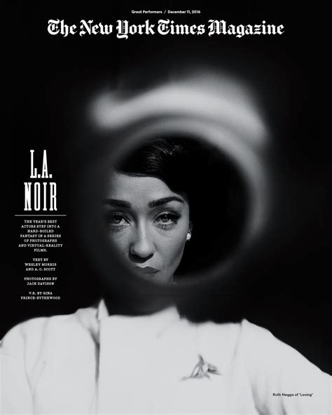 The New York Times Of Great Performers Issue La Noir Jack Davison New York Times