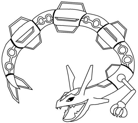 Printable coloring page rayquaza legendary. Mega Pokemon Rayquaza Coloring Pages | Pokemon coloring ...