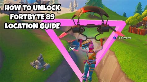 How To Unlock Fortbyte 89 Location Guide Accessible By Flying Through