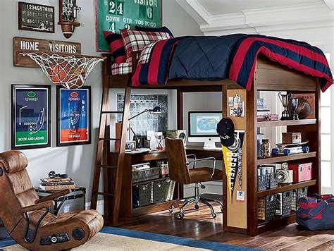 20 Fun And Cozy Sports Bedroom Design Ideas For Boys Home Interior Ideas
