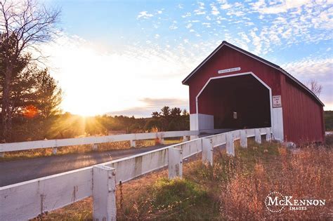 The Covered Bridge In Swanzey Nh Taken During The Fall Of 2014 By