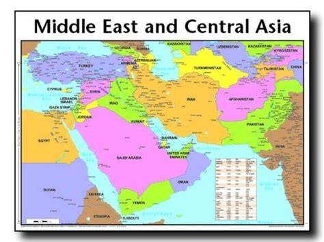 Central And East Asia Map Winni Karilynn