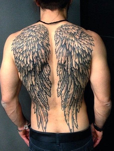 20 Cool Angel Wing Tattoos For Men In 2021 Market Tay