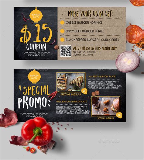 Restaurant Food Coupon Examples
