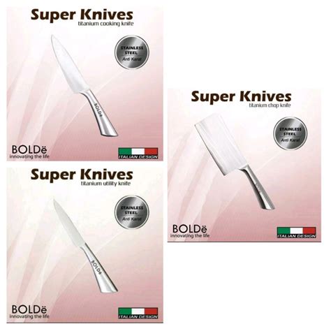 Jual Bolde Super Knives Titanium Cooking Knifetitanium Utility Knife