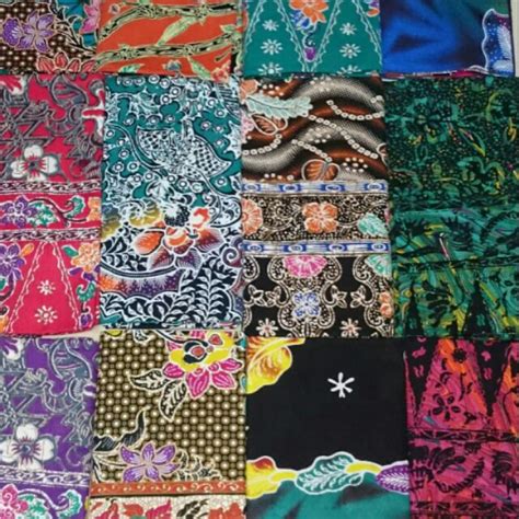 Kain Batik Terengganu Asli Cotton Serap Air Lereng Besar Ada Cop Shopee Malaysia