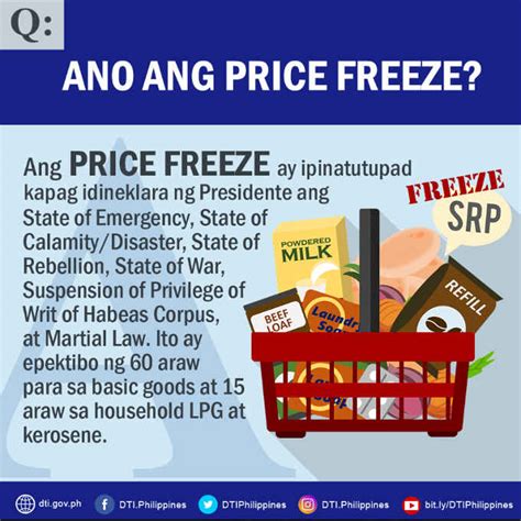 Price Freeze The Philippines Today