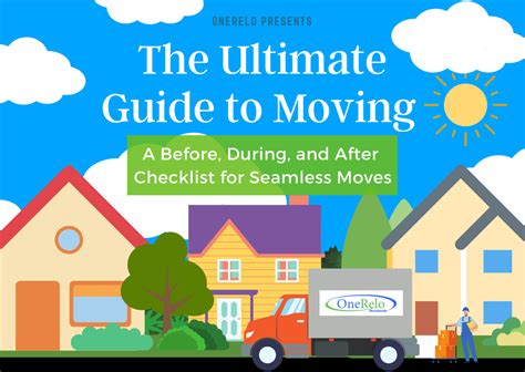 The Ultimate Moving Checklist Onerelo Worldwide