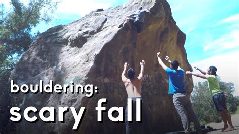 My First Scary Fall Climbing Experience Youtube