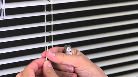 One of the common issues of honeycomb blinds is a broken cord. How to Restring a Mini Blind - YouTube