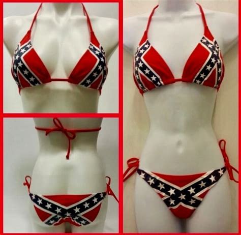 Confederate Flag Bikini Dl Grandeurs Confederate Rebel 37584 The Best