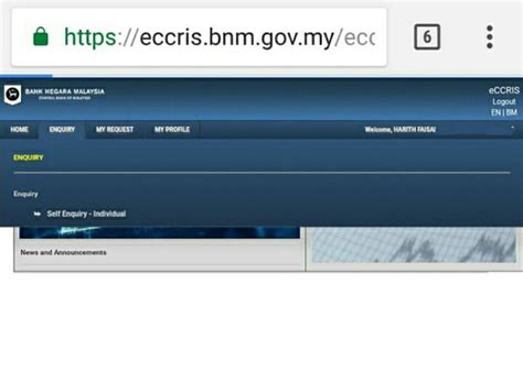 They can also submit data. Semak CCRIS Online Melalui Sistem eCCRIS Bank Negara Malaysia