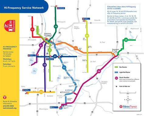 Minneapolis Metro Transit Map