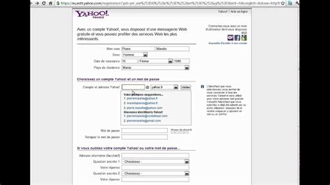 Comment Créer Une Adresse Email Yahoo Youtube