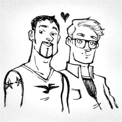 Gen X Sweethearts Gay Art Dave Sweetheart Male Sketch Cartoon