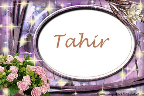tahir name wallpapers tahir ~ name wallpaper urdu name meaning name images logo signature