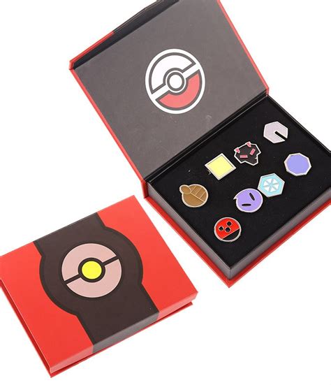 Johto Region Pokemon League Gym Badges Pins