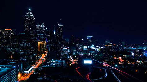 Download City Lights 2560 X 1440 Background