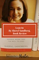 Lean In by Sheryl Sandberg, a Book Review - The Invisible Mentor