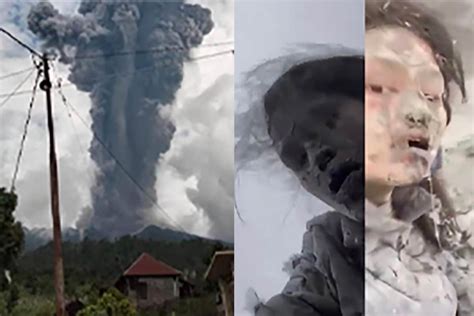Gunung Merapi Sumbar Meletus Viral Video Korban Bermandi Lumpur