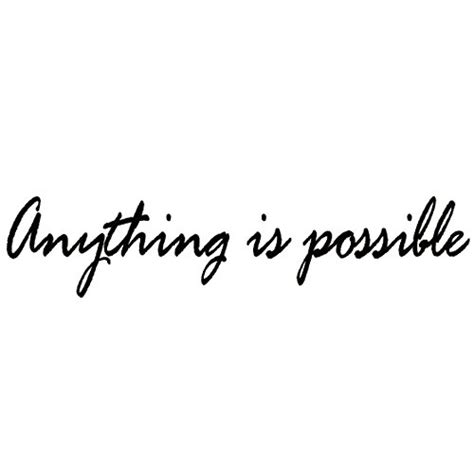 Anything Is Possible Vinyl Wall Decal Inspirational Quote Wall Art