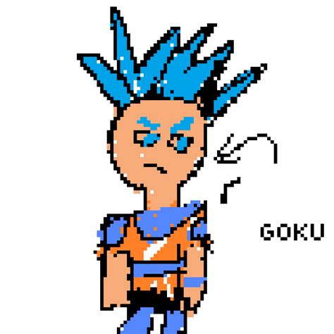 Pixilart Goku By Coolbru111