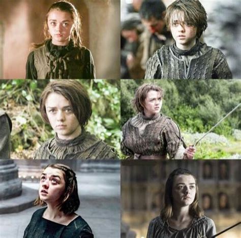 Arya Stark Seasons 1 To 6 Thrones Amino