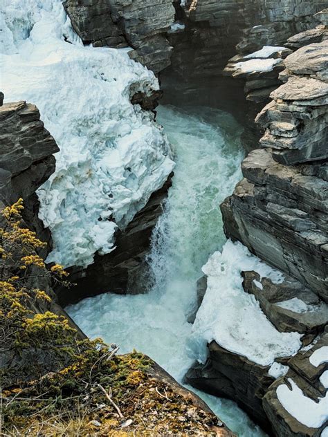 Athabasca Falls Icefields Parkway A Walk And A Lark Icefields