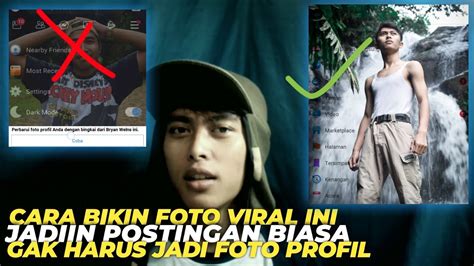 Namun, unggahan tersebut membuat sejumlah netizen salah fokus. Cara Buat Postingan Biasa Foto Profil Facebook Viral - YouTube