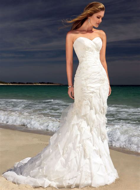 Ruched mermaid wedding dress are simple white gowns, but they have evolved in ways unimaginable over the centuries. Chiffon Mermaid Strapless Sweetheart Wedding Dress ...