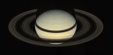 Saturn With Backlit Rings The Planetary Society