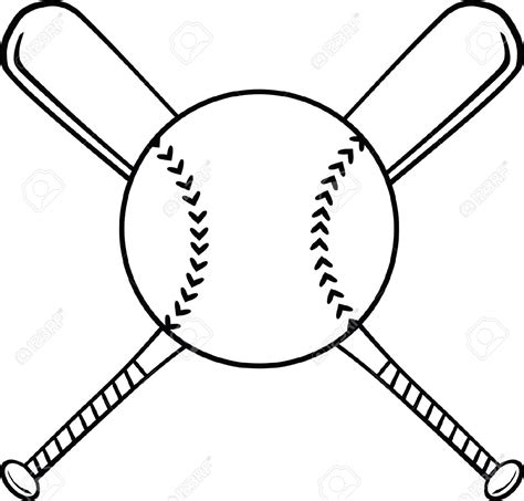 Baseball Bat And Ball Clipart Free Download On Clipartmag