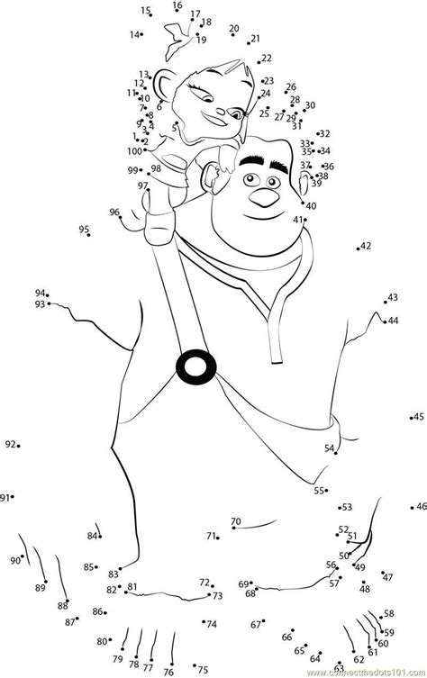 Wreck It Ralph Vanellope Dot To Dot Printable Worksheet Connect The
